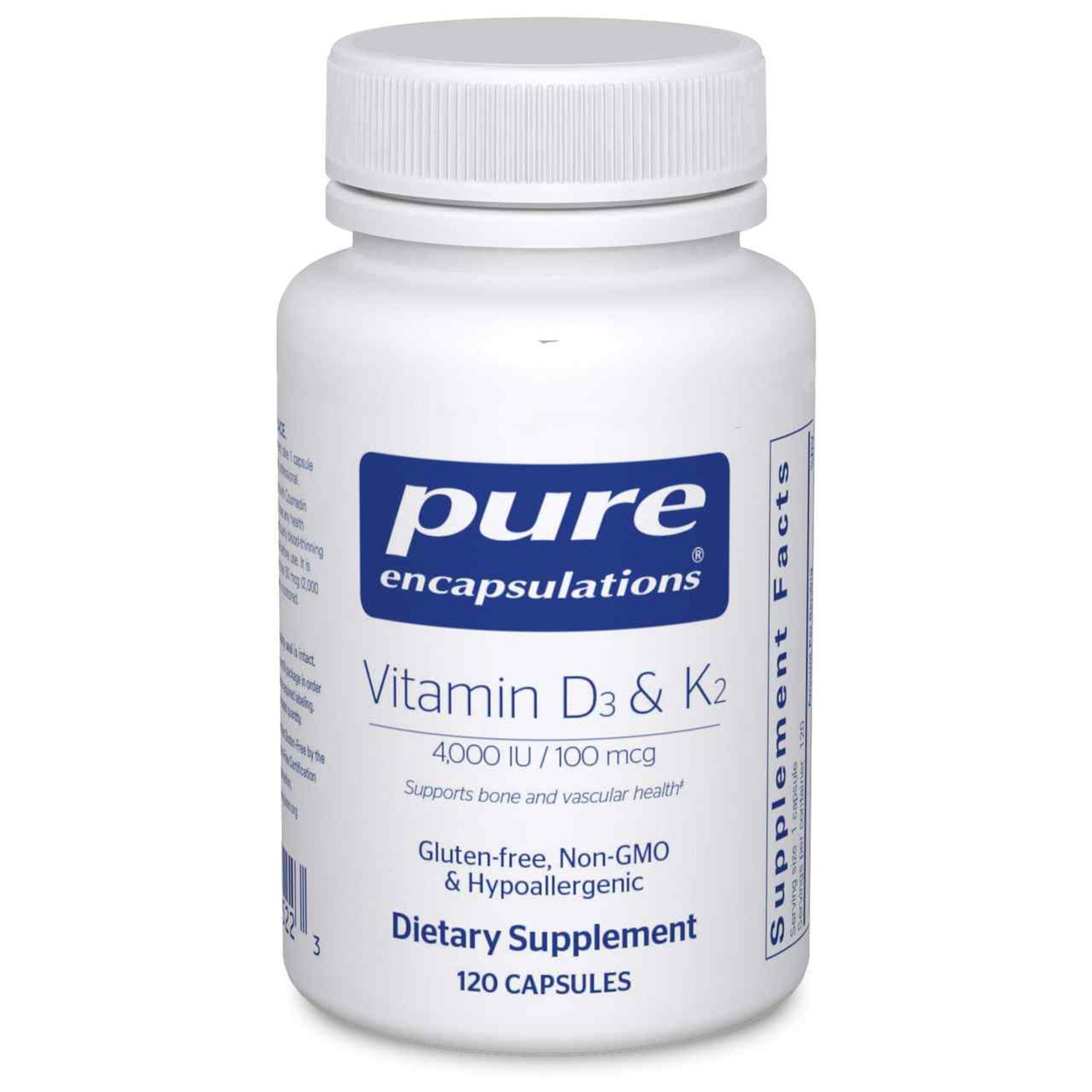 Vitamin D3 & K2 by Pure Encapsulations
